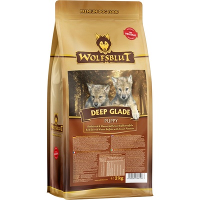 Wolfsblut Deep Glade Puppy jelen a bůvol 2 kg