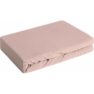 Eurofirany jersey prestieradlo jersey3 pudrové 160x200