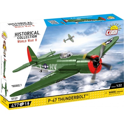 Cobi 5737 World War II Americké stíhacie lietadlo P-47 Thunderbolt
