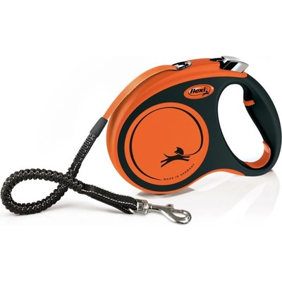 flexi Original XTREME оранжева каишка M 5 м за тегло до 35 кг - лента