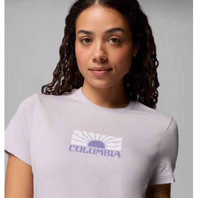 Columbia Ruby Springs Graphic Fitted S/S dámske tričko Lavender Pearl