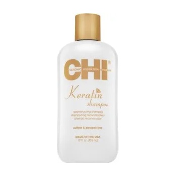 CHI Keratin Shampoo изглаждащ шампоан за груба и непокорна коса 355 ml
