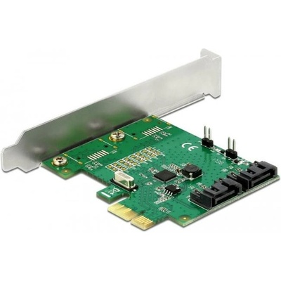 Delock Контролер DeLock 90392, от PCI-E x1 към 2x SATA 6Gb/s, поддържа RAID 0, 1 (90392)