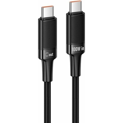 Hoco U153 USB C na USB C PD 5A 100W 1,2m černý