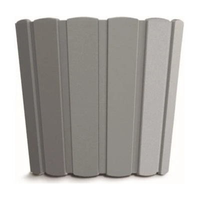 PlasticFuture Květináč Boarde basic sivý, 28,5 cm