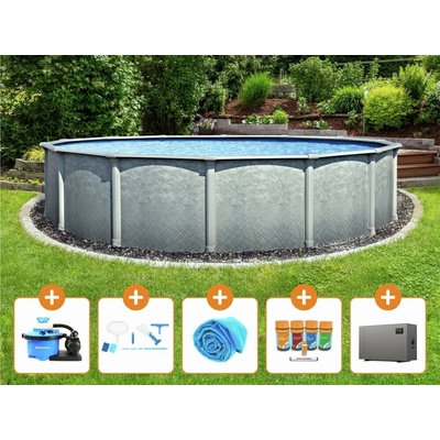 Steinbach Grande Pool Set Rounf Ø 457 x 135 cm - Пълен комплект Medium - 1 компл (011765)