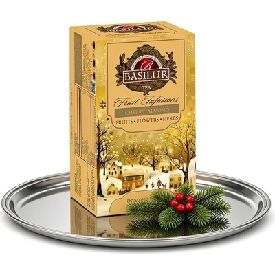 Basilur Christmas Fruit Cherry Almond přebal 20 x 1,8 g