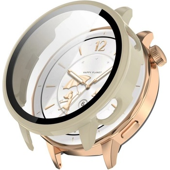 VSETKONAMOBIL 120775 PC FULL COVER Plastový kryt so sklom pre OnePlus Watch 3 43mm IVORY WHITE