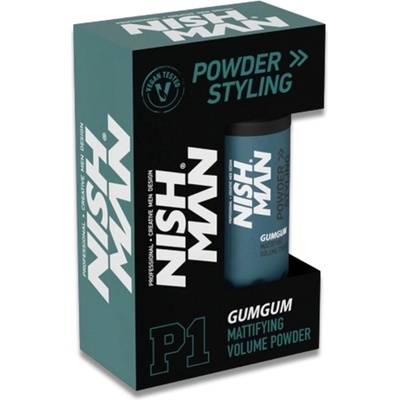 NishMan stylingový púder na vlasy P1 GumGum 20 g