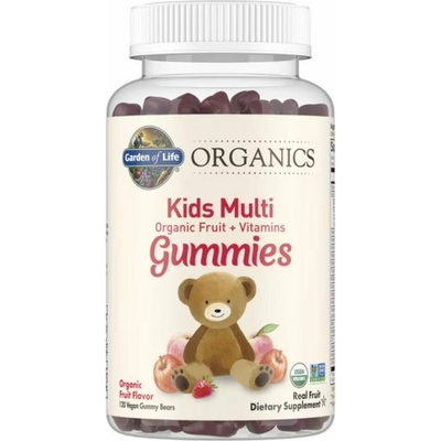 Garden of Life Organické multivitamíny pre deti na cmúľanie gumíky 120 ks