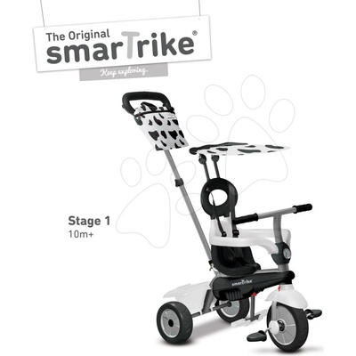Smart Trike Vanilla TouchSteering so slnečníkom 6652400 čierno biela