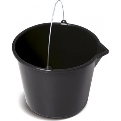 KBU12L Vědro stavební s nálevkou BUCKET černé 12l