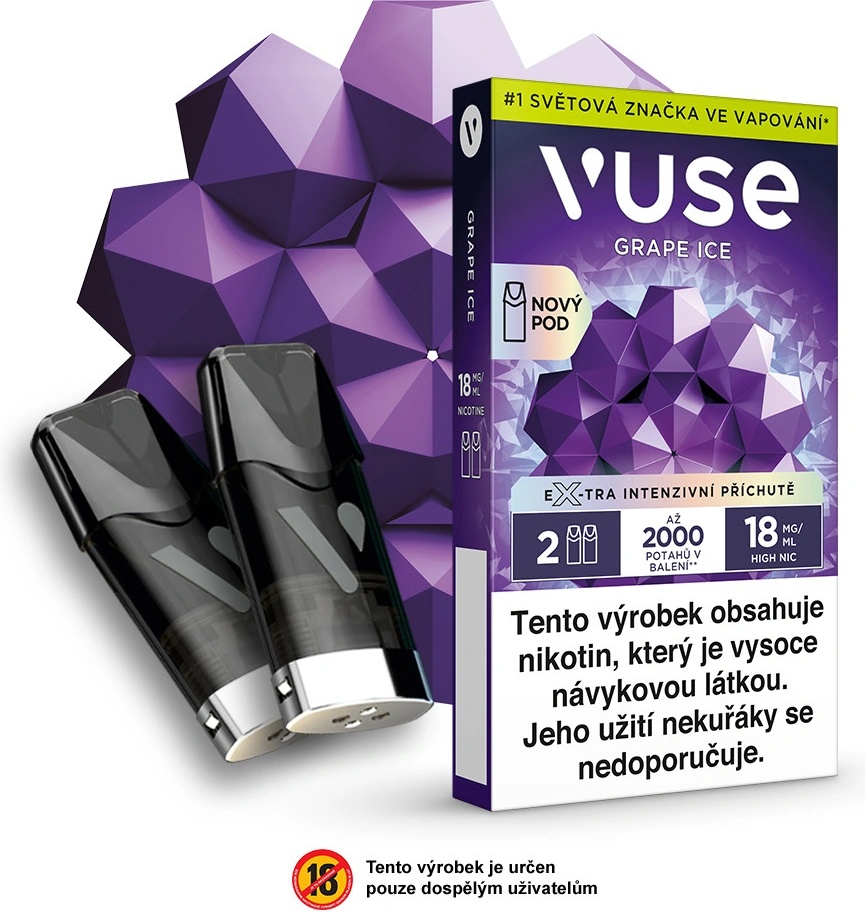 grape vuse pods Ice 18 mg 2 ks od 10,6 € Flavor:Blueberry Bubblegum (Hybrid) Vuse Pro Pods What Is Vaping and