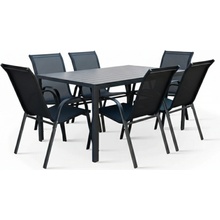 Vikio Venkovní zahradní set 140x80 pro 6 osob DK304 antracit