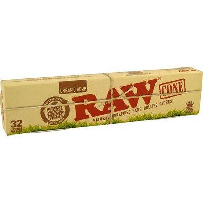 RAW Organic kónické dutinky KS 32 ks