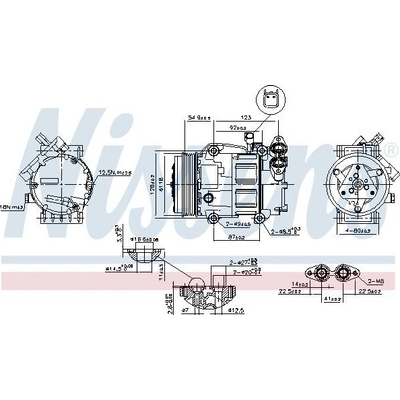Kompresor klimatizace NISSENS 89336