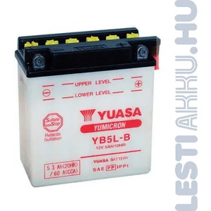 YUASA 5Ah 60A right+ YB5L-B