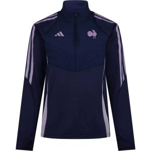 adidas Дамско яке adidas Womens France Rugby Winter Quarter-Zip Jacket - Dkblue
