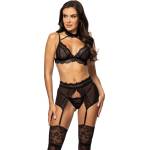 Beauty Night Velvet Sin Set Black L/XL