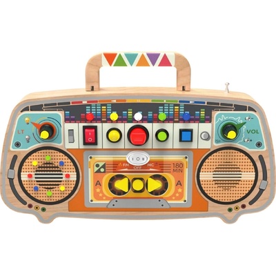 2 Kids Toys Activity board Dřevěné FM rádio