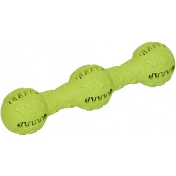 Nobby hračka dentálne tyč s loptičkami pre psy 21 cm zelená
