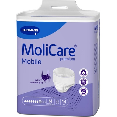 MoliCare Mobile inkontinenční kalhotky 8 kapek M boky 80-120 cm 14 ks – Zboží Dáma