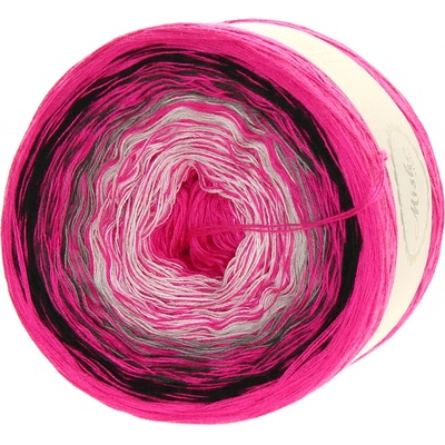 Neon pink 3-nitka 750 m - Misha style příze