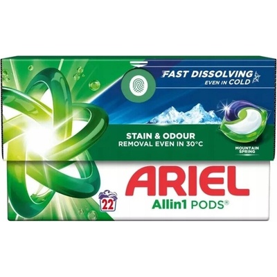Ariel All in1 Pods Kapsle na praní Mountain spring 22 PD
