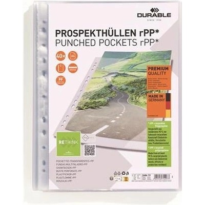 DURABLE PREMIUM Euroobal PP A4 80 mikronůnov 40 ks