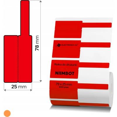 Termo samolepky pro tiskárnu Niimbot K3 na kabely 1000 ks