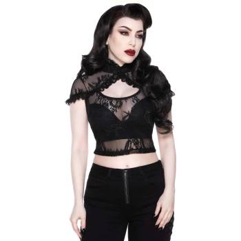 Image 1 of KILLSTAR Дамска тениска (топ) KILLSTAR - Rena Lace Crop - KSRA003106