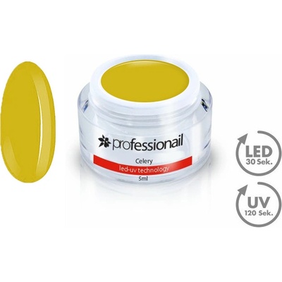 Professionail Farebný LED-UV gél Celery 5 ml