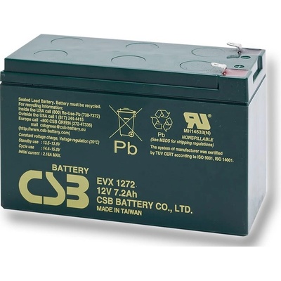 CSB EVX1272 12V 7,2Ah