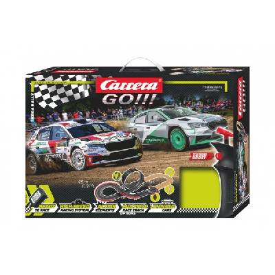 Conquest Autodráha Carrera GO!!! 62584 Škoda Rally 4,9m + 2 auta