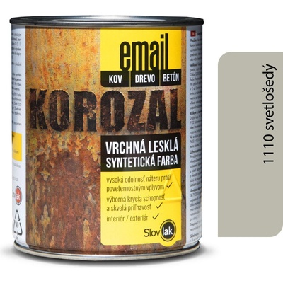 Slovlak Korozal Email 0,75 kg Svetlošedý