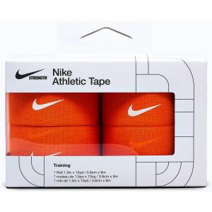 Nike strength Кохезивен еластичен бинт Nike Strenght Athletic Tape orange/white