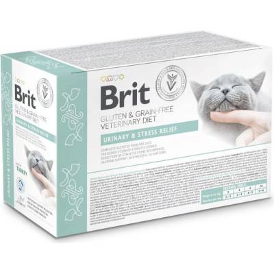 Brit VD Cat Fillets in Gravy Urinary & Stress Relief 12 x 85 g