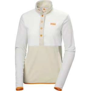Helly Hansen Дамски поларен пуловер Helly Hansen Women's Daybreaker Snap Pullover Fleece jumper - Snow - размер XL (105-5951-0315)
