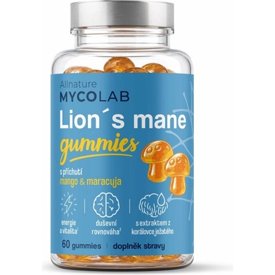 Allnature Mycolab Lion’s Mane Focus Gummies 60 ks
