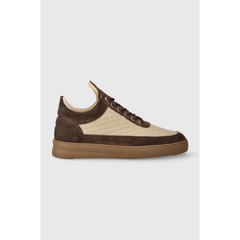 Filling Pieces Кожени маратонки Filling Pieces Low Top Quilted в кафяво 10100151933 (10100151933)