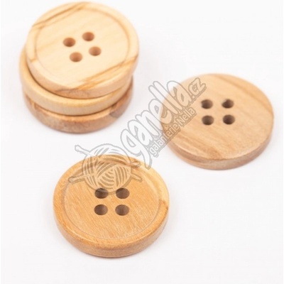 Knoflík Drops Olivový (okraj) no. 809 25mm – Zboží Mobilmania