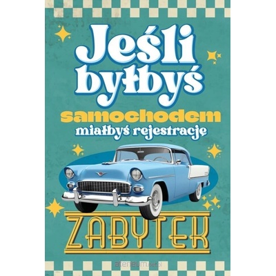 žiadna značka Narodeninová pohľadnica - Veterán auto - pre muža