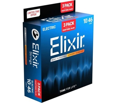 Elixir Optiweb Electric 16572 3-pack