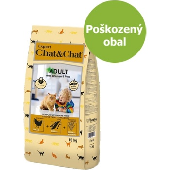 Chat & Chat Expert Adult Chicken & Peas 14 kg