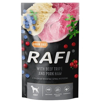 RAFI Pouch Beef Tripe&Pork Ham пауч за кучета с шкембе и шунка - 0.5кг