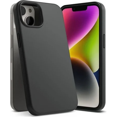 Apple Силиконов калъф кейс Ringke Silicone, За iPhone 14 Plus, Черен