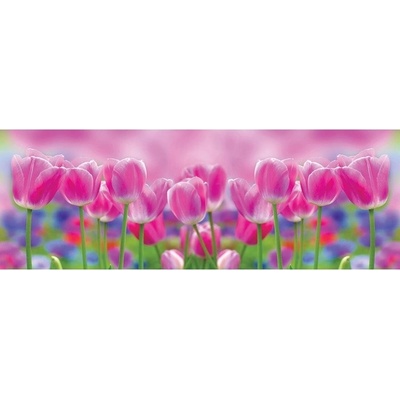 Preinterier FT5633 Fototapeta na stenu Fialové tulipány vlies 620cm x 219cm