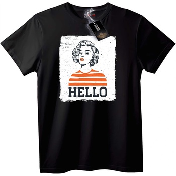 NOONEBRAND Тениска Ретро Здравей - XL, White