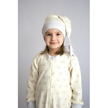 Čiapka na spanie Ovečky šedé