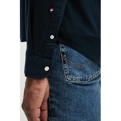 U. S. Polo Assn U. S. Polo Assn. риза мъжка от памук PEACHED OXFORD LS (MUP3247)